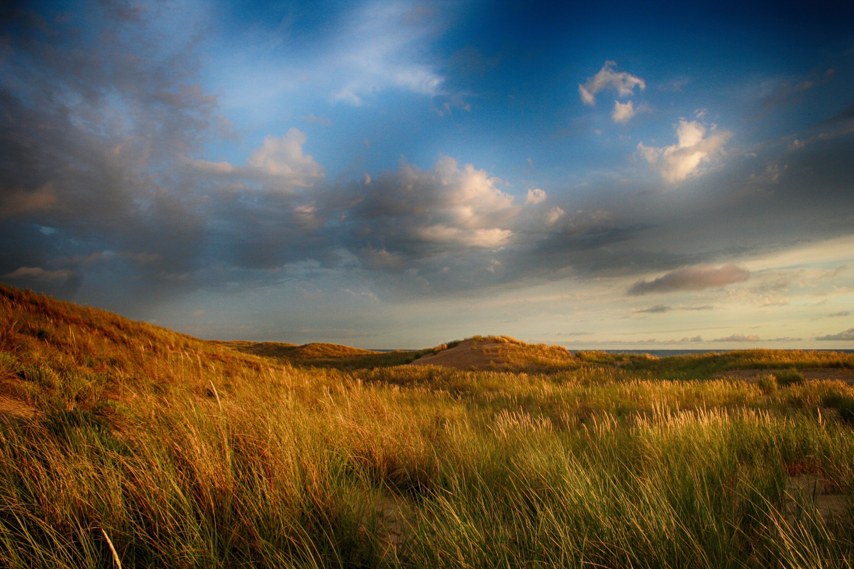 Plage au bord de l atlantique landes
